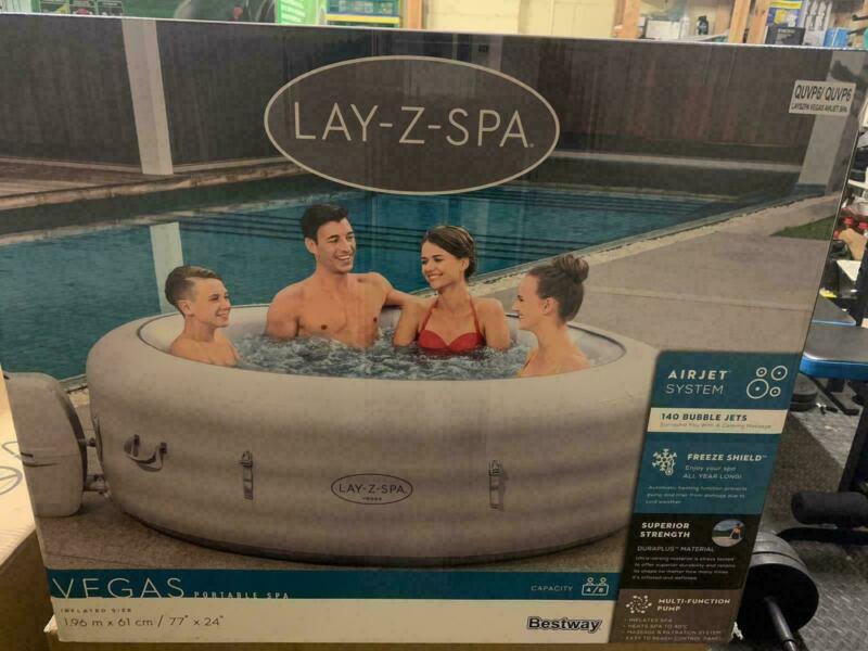 New Lay Z Spa Vegas 4 6 Person Inflatable Hot Tub 2021 Version Free