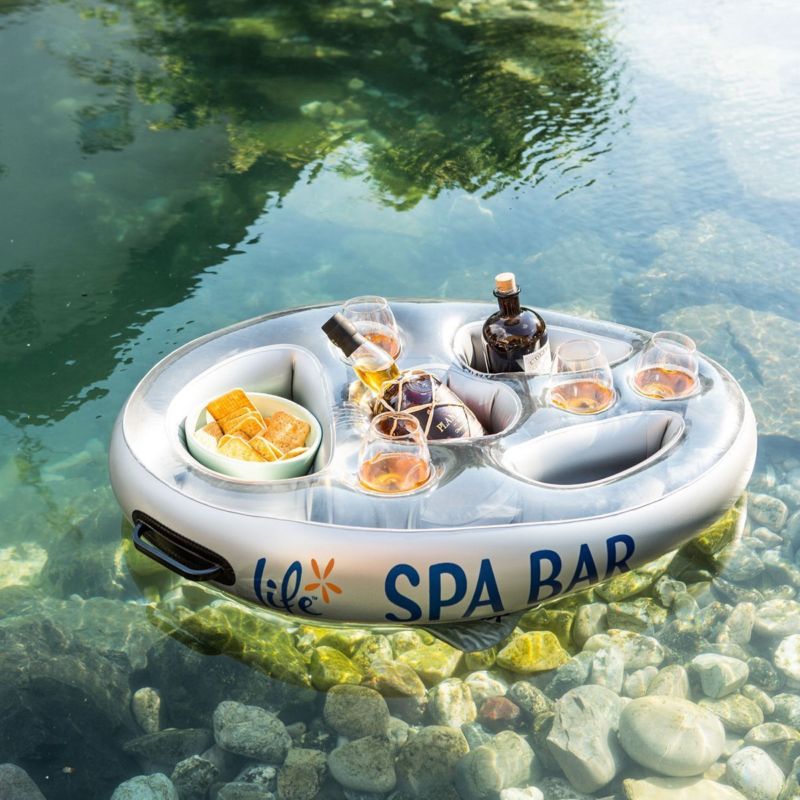 Inflatable spa bar