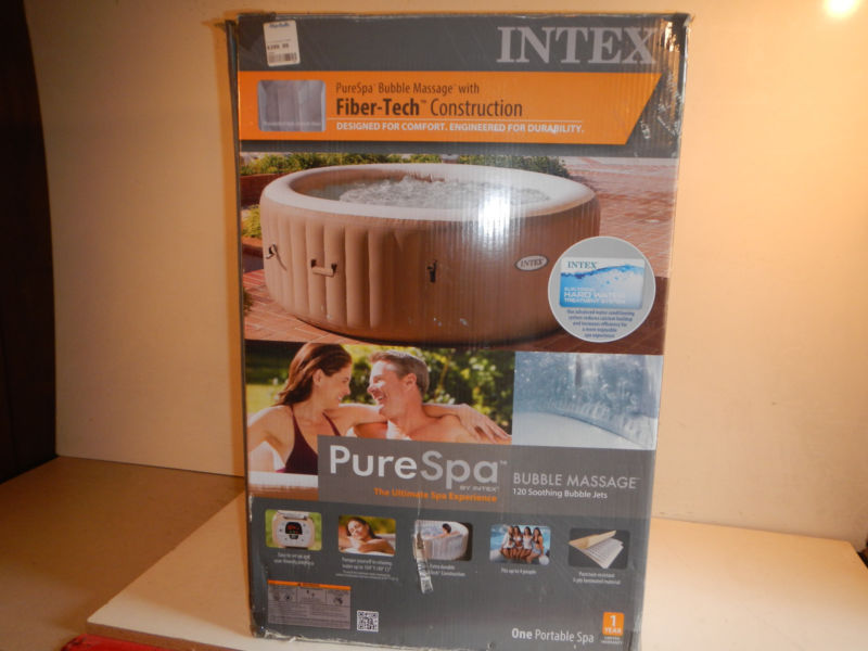 intex purespa hot tub and pool