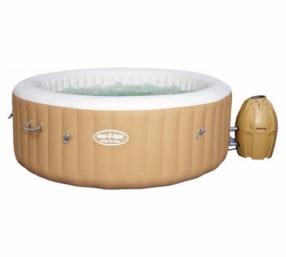 Lay Z Spa Palm Springs Inflatable Portable Hot Tub Jacuzizi 4-6 Person ...