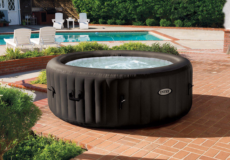 Intex Pure Spa 4 Person Inflatable Portable Jet Massage Heated Hot Tub 28421e For Sale From