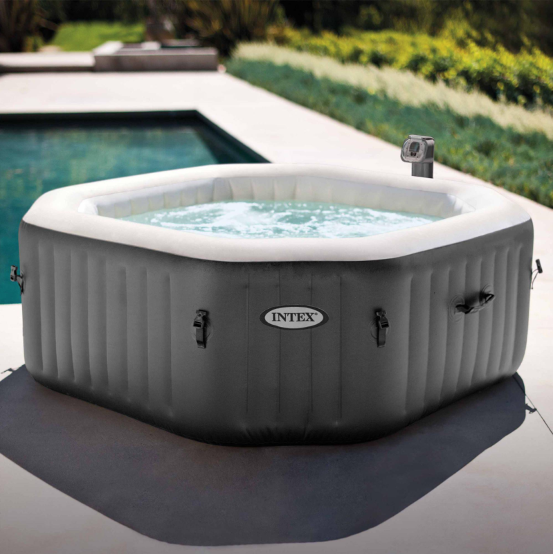 Intex 120 Bubble Jets 4 Person Octagonal Purespa Inflatable Massage Hot Tub For Sale From United