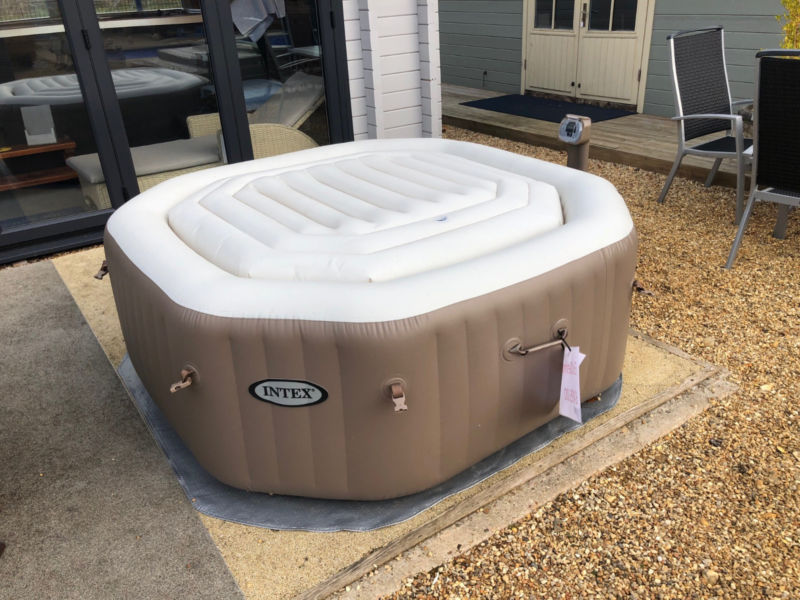 intex purespa hot tub and pool