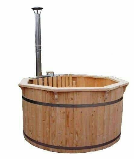Scandinavian Style Thermowood 1.8m Dia Wooden Hot Tub 