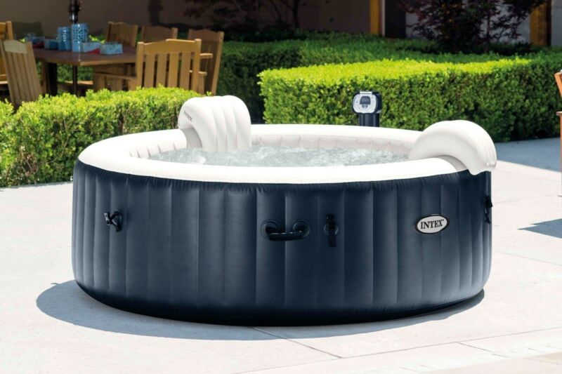 New Intex Liner Purespa Round 4 Person Bubble Massage 77 Inflatable