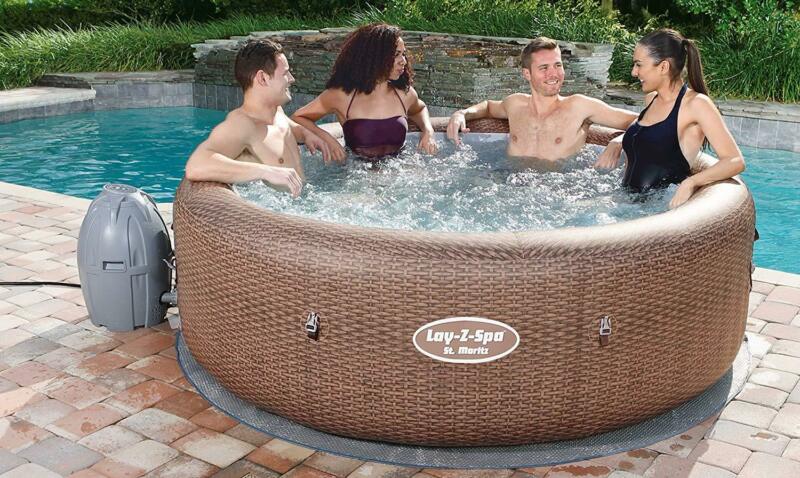 Bestway Lay-Z-Spa St Moritz Hot Tub Airjet Garden Inflatable Spa 5-7 Pers.....