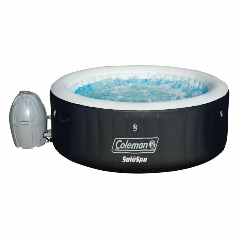 Coleman Saluspa 4 Person Portable Inflatable Outdoor Spa Hot Tub W
