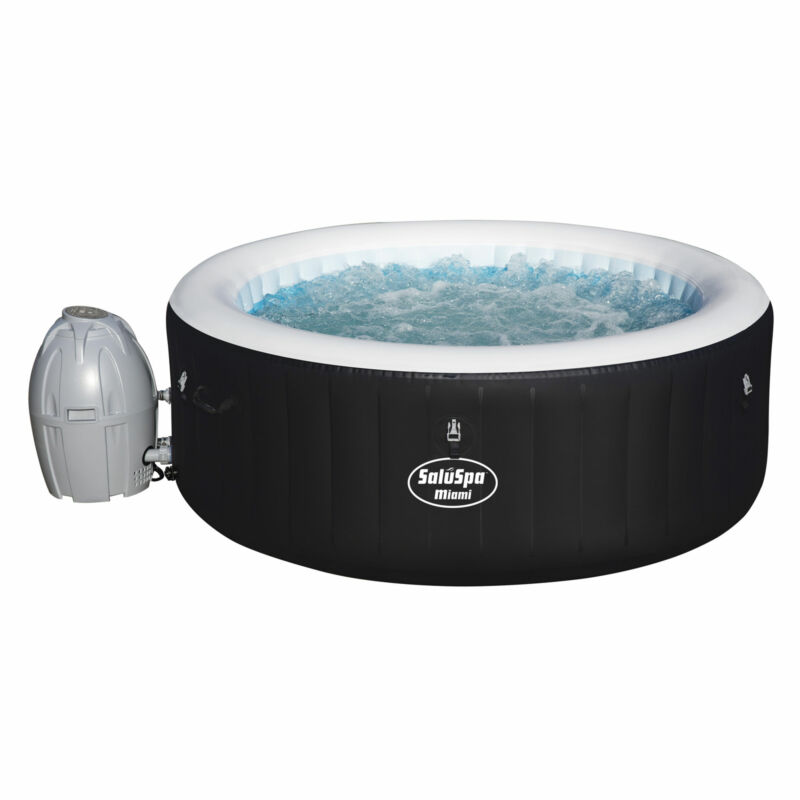 Bestway Saluspa 71 X 26 Inflatable4Person Spa Hot Tub (Used, Missing Cover) for sale from