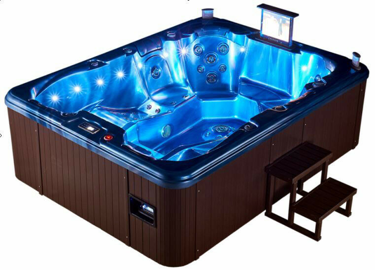 Extended Length Double Lounger 7 Person Outdoor Hot Tub Whirlpool Spa 110 Jets For Sale From