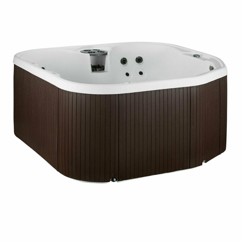 Lifesmart LS400-S Spas Home 22 Jets 4 Person Hot Tub With Multi Color ...