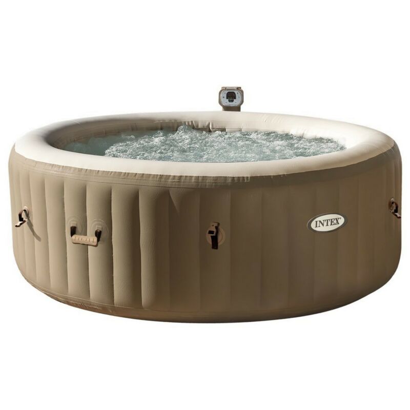 intex purespa bubble hot tub & pool set