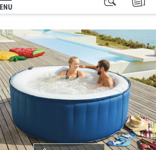 Mspa Inflatable Hot Tub Spa Round Blue Brand New In Box for sale from ...