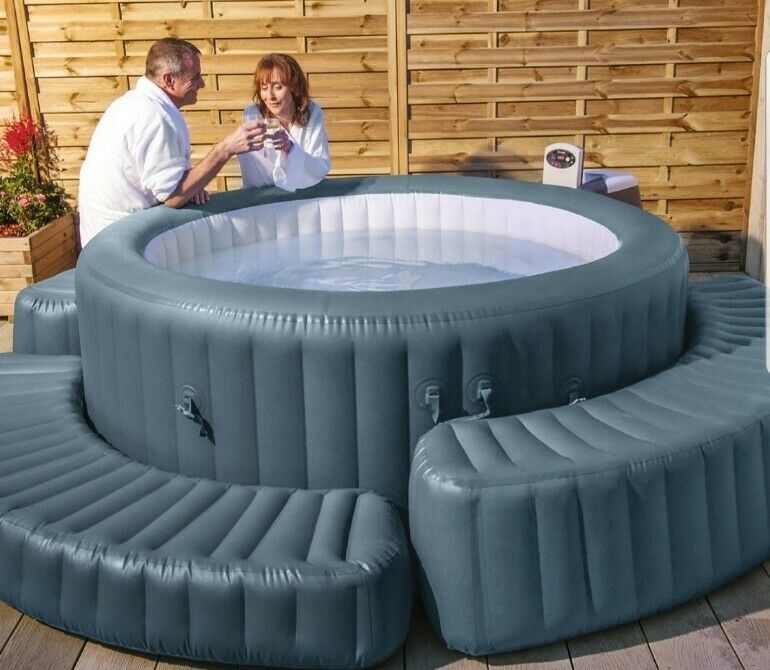 Lay-Z-Spa Xtras Inflatable Hot Tub Surround Bench - Brand New for sale ...