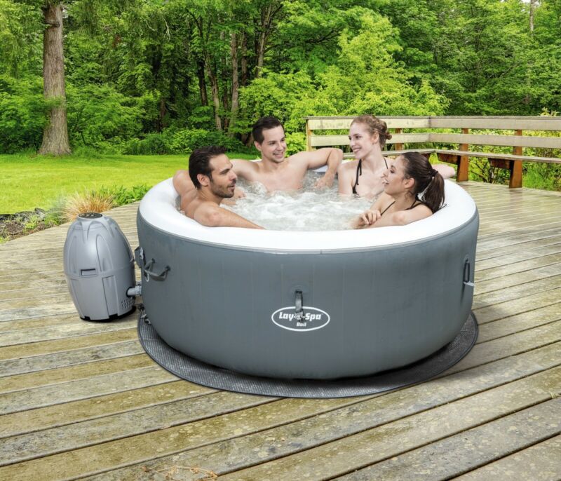  Lay  Z  Spa  Bali  Inflatable Hot Tub W led Lights  Free 