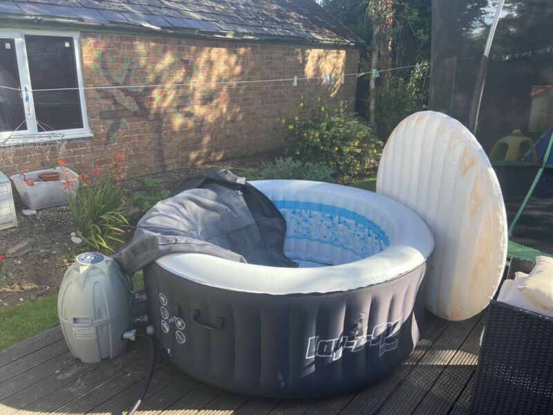 Lazy Spa Miami Hot Tub , Has Puncture In Tub And Puncture In Top