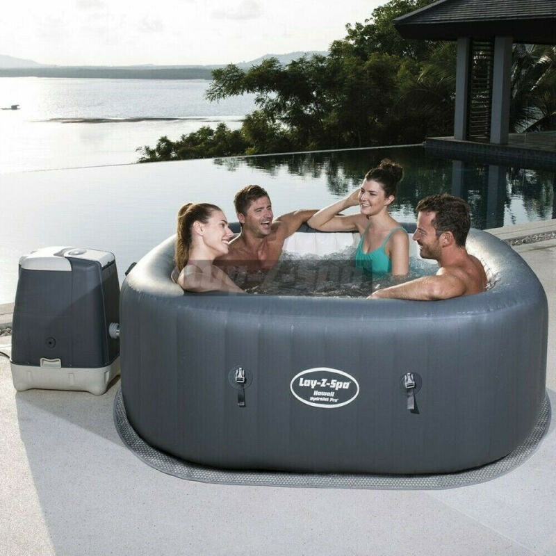 Introducing the Lay-Z-Spa Hawaii HydroJet ProPerfect for Gatherings of up t...