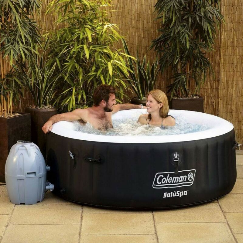 Coleman LayZSpa 71x26 Inflatable Hot Tub Black F