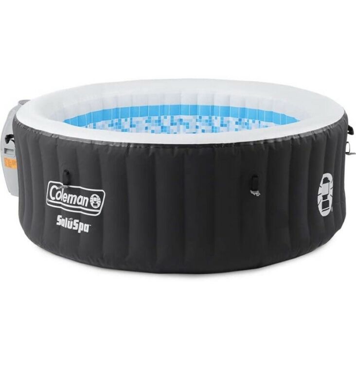 Coleman Saluspa Havana 2-4 Person Inflatable Outdoor Hot Tub Spa Free ...