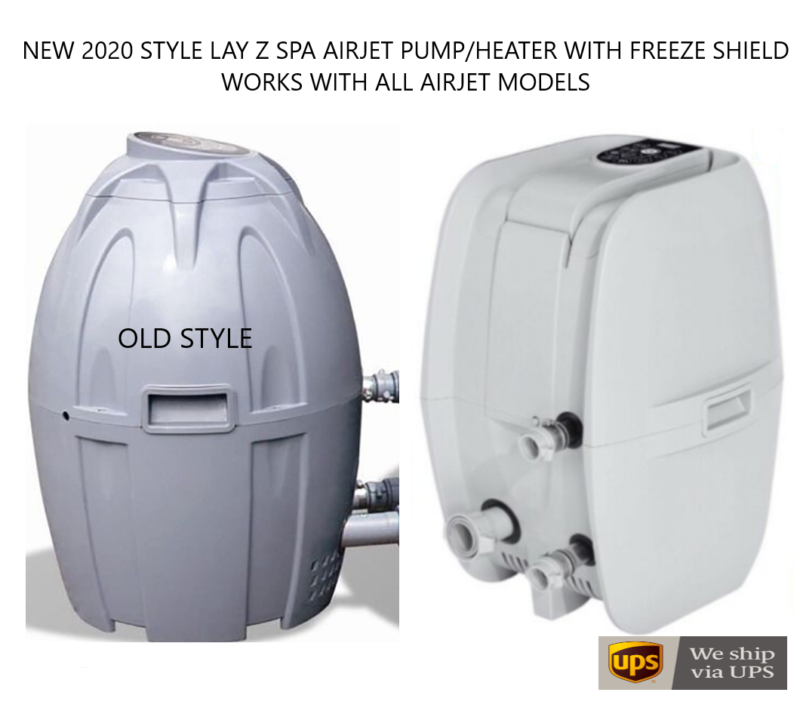 New Model Lay Z Spa Airjet Pump / Heater With Freeze Shield New Shape