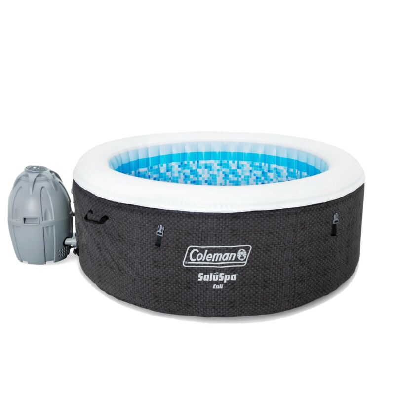 Coleman Inflatable Hot Tub Saluspa Cali Airjet 24 Person 71" X 26" W/cover for sale from United
