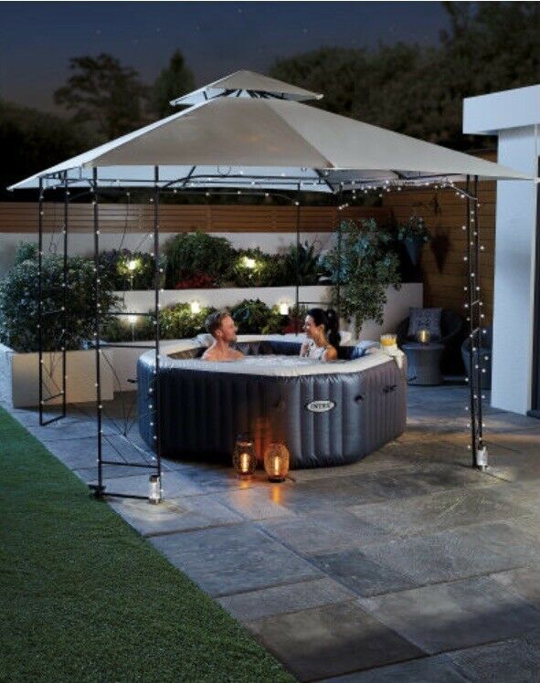 Intex Inflatable 4 Man Octagon Hot Tub Spa Pool 3 Year Warranty Confirmed Order For Sale From 0322