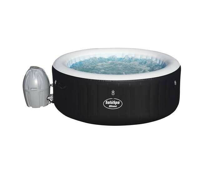 Bestway Saluspa Miami Inflatable Hot Tub, 4-Person Airjet Spa. for sale ...