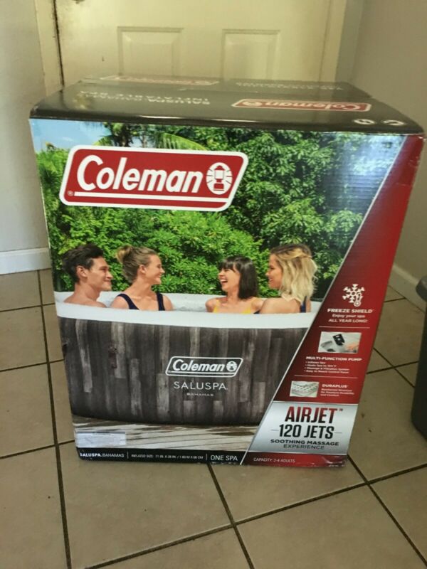 🔥coleman Saluspa🔥bahamas Inflatable Hot Tub 120 Jet Weathered for sale ...