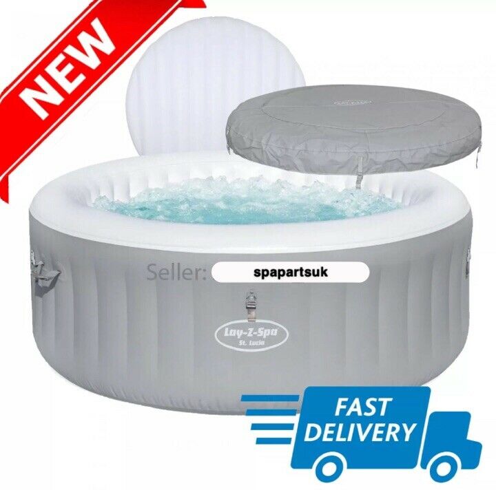 Bestway Lay Z Spa St Lucia Liner / Tub, Top Cover & Lid Set No Heater ...