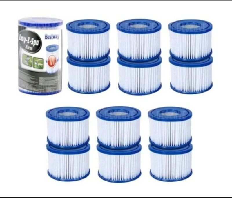 12 X Brand New Bestway Lazy Lay-Z-Spa Filters Vi Cartridge - Hot Tub ...