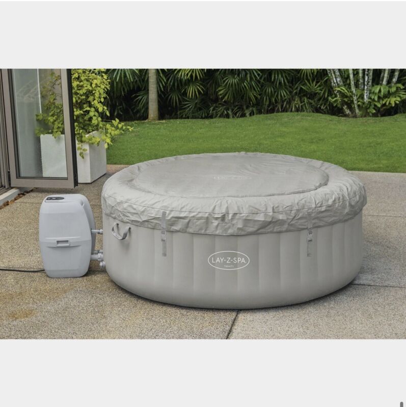 Bestway 60007 Lay-Z-Spa * Tahiti * Airjet Inflatable 4 Person * Hot Tub ...