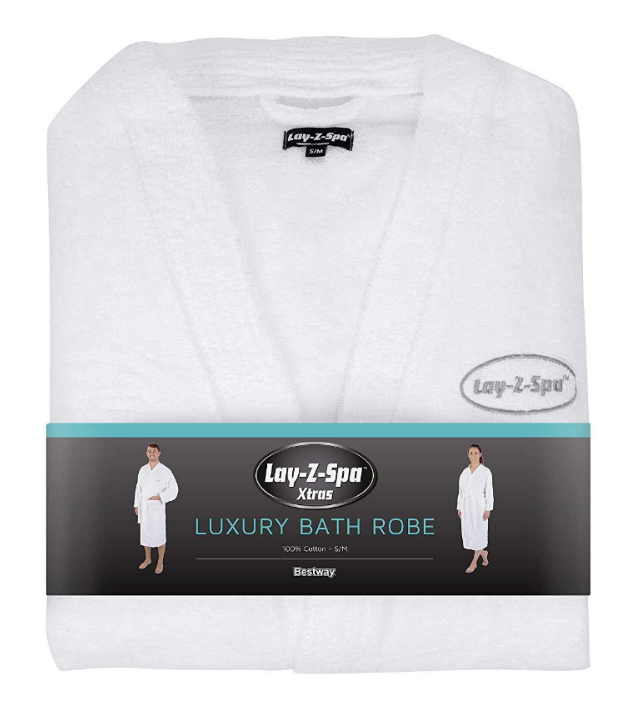 New Luxury Lay Z Spa Dressing Gown Towelling Robe Hot Tub Size Large/xlarge for sale from United