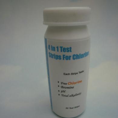 3 Way Chlorine Test Strips For Spa, Hot Tub & Pool. 50 Testers. for ...