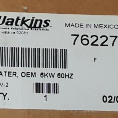 Watkins Genuine No Fault Titanium Heater 6kw Hot Spring Spa Tiger River 76227 For Sale From United States On Hot Tubs Usa Com