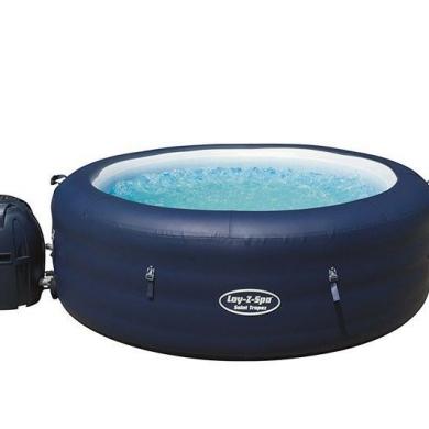 Bestway Hot Tub Lazy Z Inflatable Spa Air Jet Insulated Floor 2-4 ...