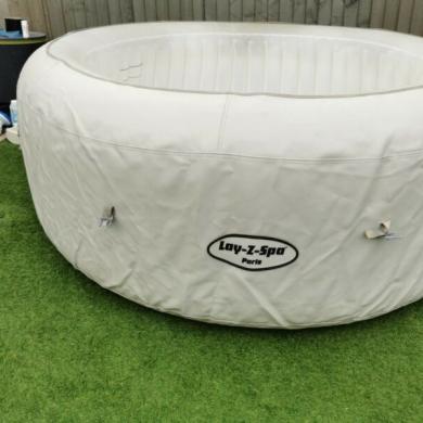 bestway inflatable led lounger